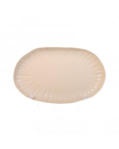 Beige Porcelain plate