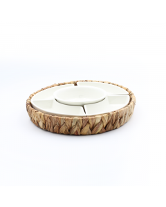 Porcelain Serving Tray With Soft Base