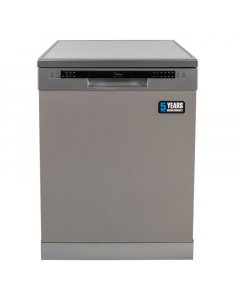 Midea dishwasher, 12 places, 7 programs, silver