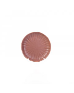 deep red porcelain bowl