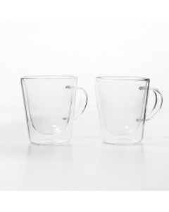 Double glass set of two pieces