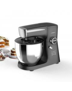 Home Elec stand mixer, 10 liters, 2000 watts, silver
