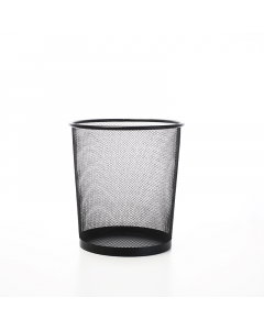 Black in a black inch's waste basket