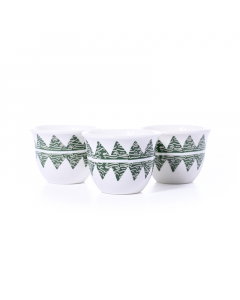 A set of coffee cups of 12 pieces
