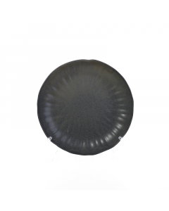 deep black porcelain bowl