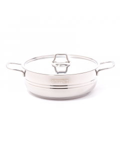 Short steel pot size 28 cm
