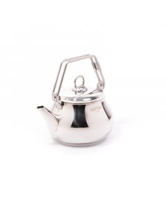 Medium silver steel jug, size 1.5 liters