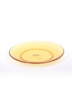 Small amber serving plate