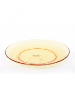Medium amber serving plate