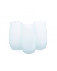 Set of glasses, 3 pieces, green, 400 ml