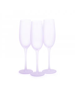 Set of glasses, 3 pieces, purple, 240 ml
