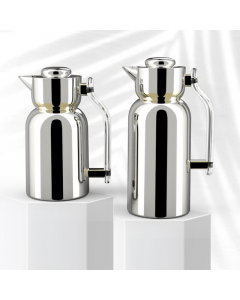 Darlene silver gilded thermos set