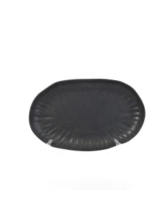 Black Porcelain plate
