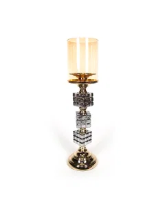 Large gold decorative candlestick