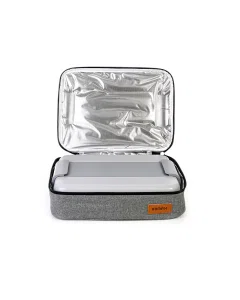 حافظة طعام مقسمة مع شنطة حافظة للحرارة