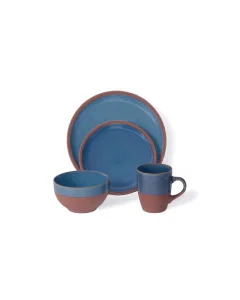 A 16 -piece Blue Dinner Set