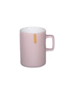 Porcelain cup pink hand