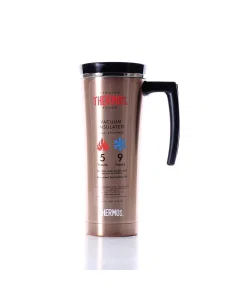 cup     isstainless steel Rose with a hand