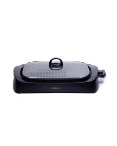Home elec Grill 2200 Watt Granite with Glass Cover