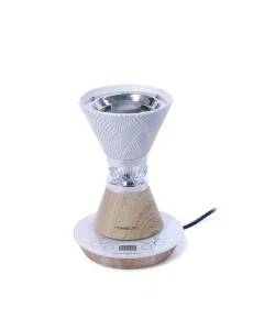 Home elec Electric Incense Burner 360 Watt White Wooden