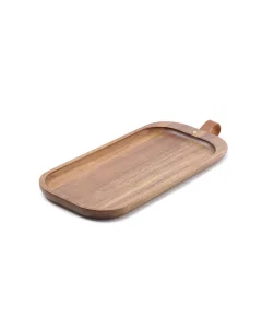 Wooden serving bowl