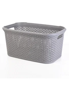 Plastic clothing basket