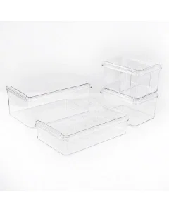 A set of tea boxes and coffee capsules