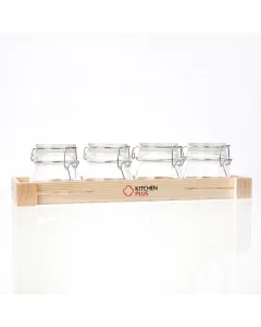 A set of spices and nuts