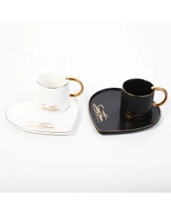 Porcelain cup set 2 pieces 
