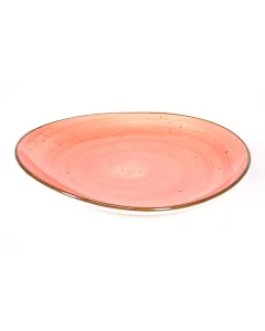 Medium orange porcelain bowl