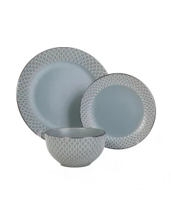  dinner set  12 piece blue