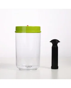 A transparent storage package   1.6 liters