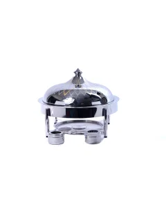 Gilded steel buffet heater, size 50