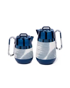 Blue Mayar Thermos Set 2 Pieces