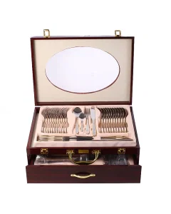 72-piece silver spoon set