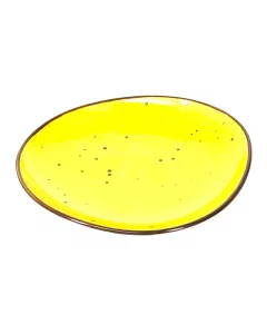 Medium yellow porcelain bowl