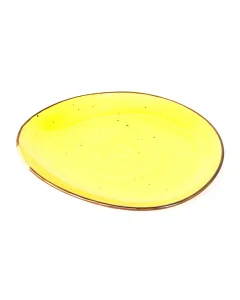 Large yellow porcelain bowl