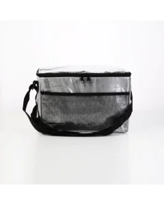 Silver camping bag