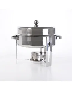 Round steel buffet heater