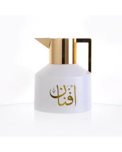 Lamuda Afnan 1 liter   white with a golden cover