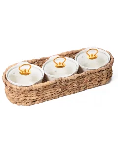 Porcelain serving bowl 3 pieces