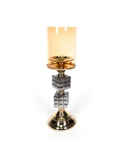 Medium gold decorative candlestick