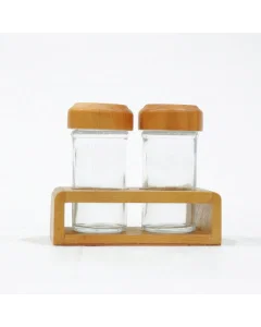 Navigation set with a wood base