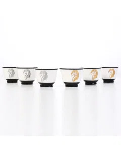 Set of 12 coffee cups