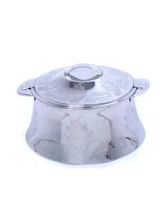 Large silver Indian steel wallet