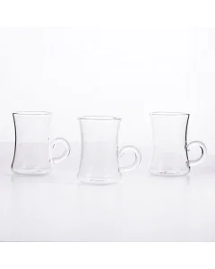 6pcs glass tea pods set