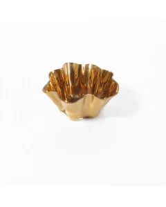 زبدية تقديم ذهبي صغير