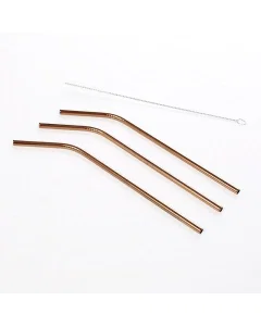 Set of 6 pcs Steel rose gold lollipops