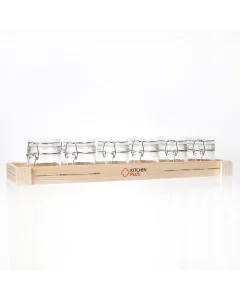 A set of spices and nuts