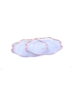 Serving plate set of 2 pieces